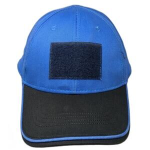 Team Glock Strapback Baseball Cap Blue One Size Adjustable Vented Holes 6 Panel